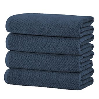 Madelinen® Popcorn 4-Pack Cotton Bath Towel Set