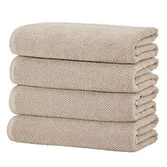 Madelinen® Popcorn 4-Pack Cotton Bath Towel Set