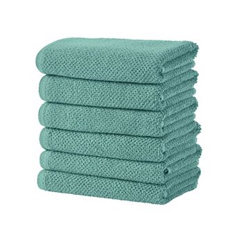 Madelinen® Popcorn 6-Pack Cotton Hand Towel Set