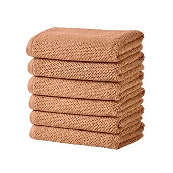 Madelinen® Popcorn 6-Pack Cotton Hand Towel Set
