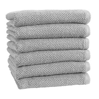 Madelinen® Popcorn 6-Pack Cotton Hand Towel Set