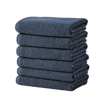 Madelinen® Popcorn 6-Pack Cotton Hand Towel Set