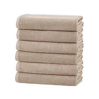 Madelinen® Popcorn 6-Pack Cotton Hand Towel Set