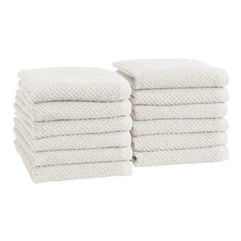 Madelinen® Popcorn 12-Pack Cotton Washcloth Set