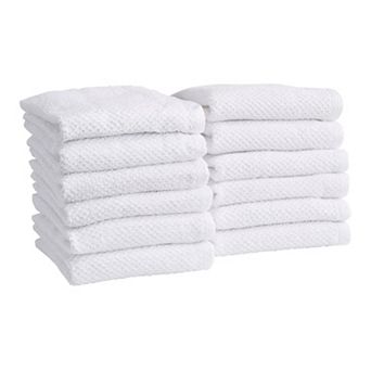 Madelinen® Popcorn 12-Pack Cotton Washcloth Set