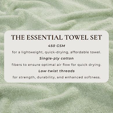 Madelinen® Cooper Solid 4-Pack Cotton Bath Towel Set