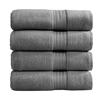 Madelinen® Cooper Solid 4-Pack Cotton Bath Towel Set