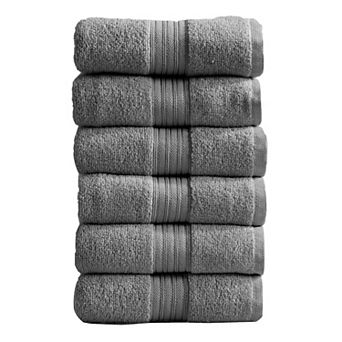 Madelinen® Cooper Solid 6-Pack Cotton Hand Towel Set