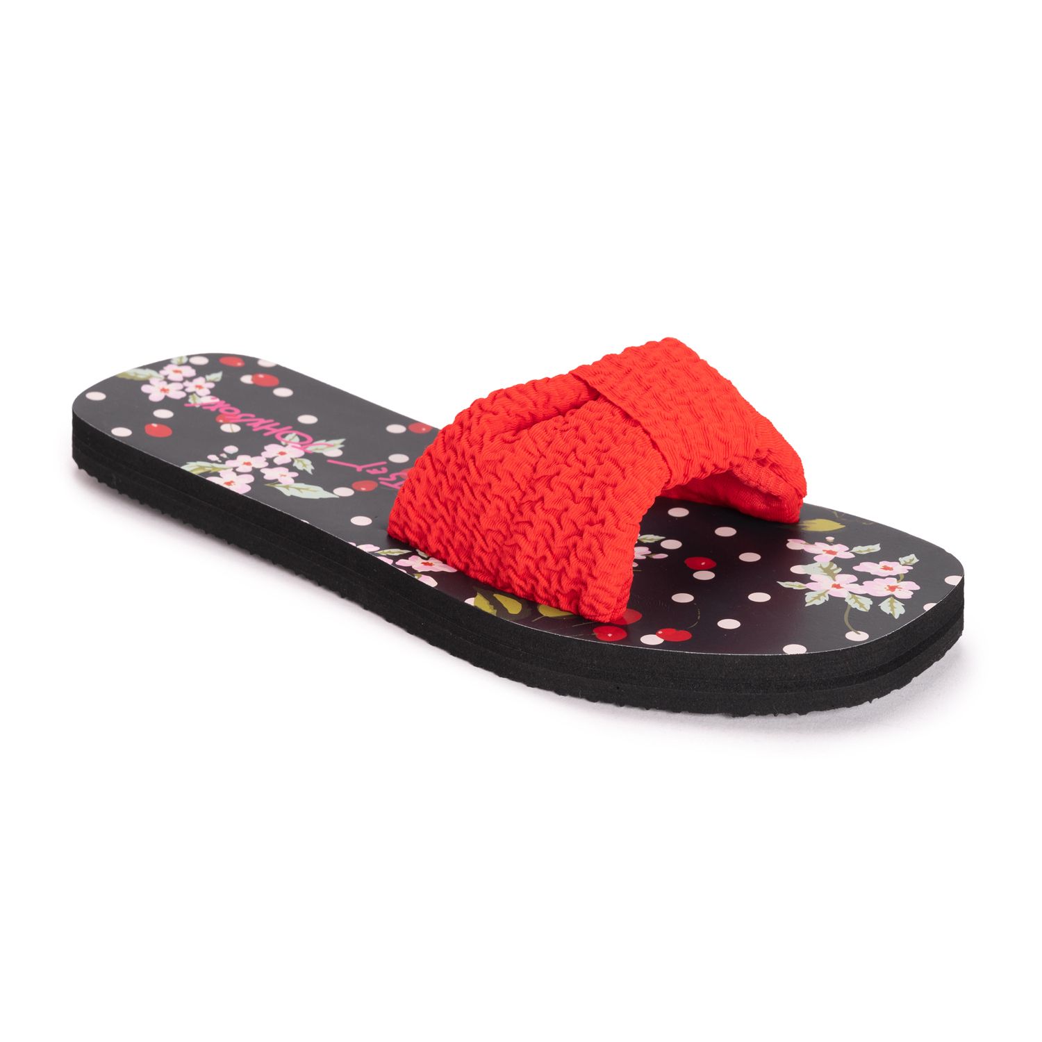 kohls red sandals