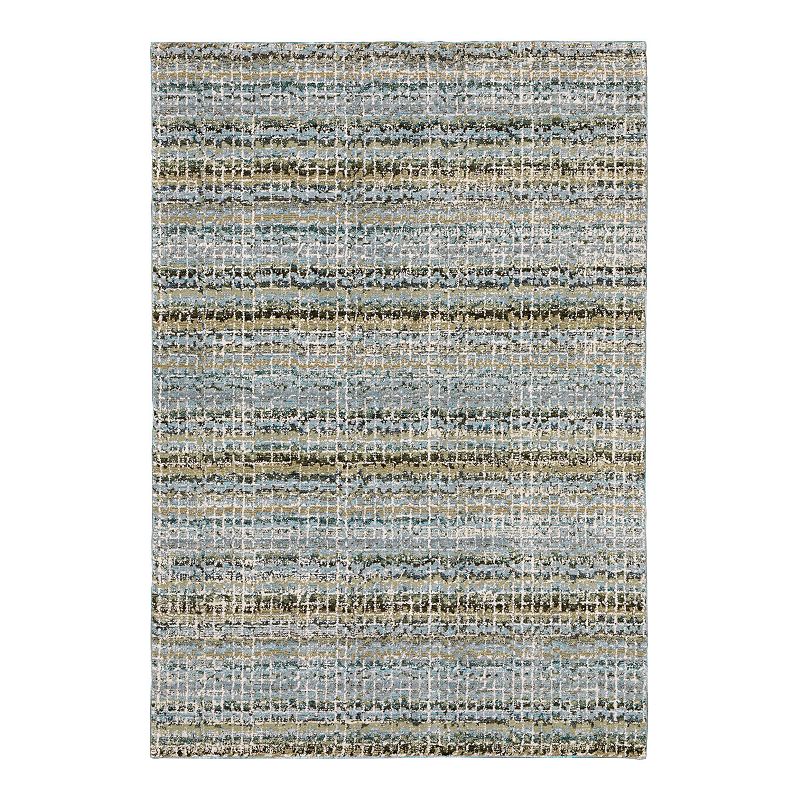 StyleHaven Atara Abstract Stripe Area Rug, Blue, 3X5 Ft
