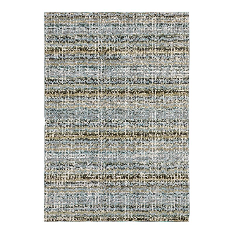 StyleHaven Atara Abstract Stripe Area Rug, Blue, 8X11 Ft
