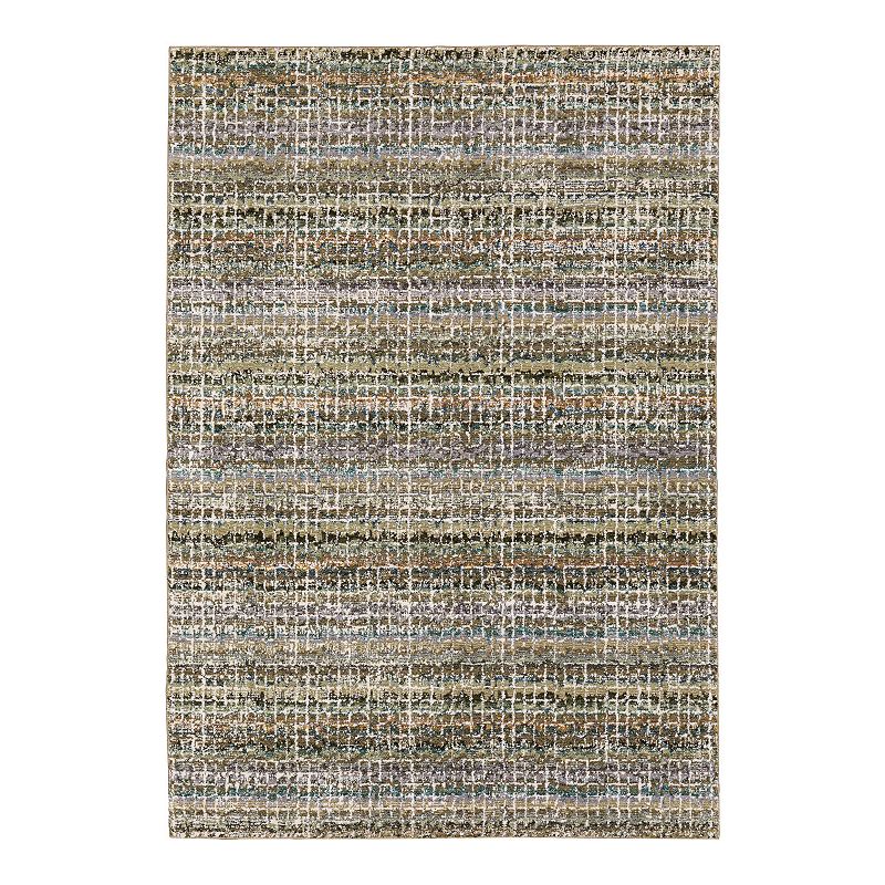 StyleHaven Atara Abstract Stripe Area Rug, Green, 8X11 Ft