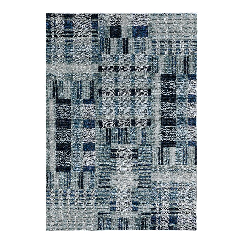 StyleHaven Atara Geometric Area Rug, Blue, 8X11 Ft