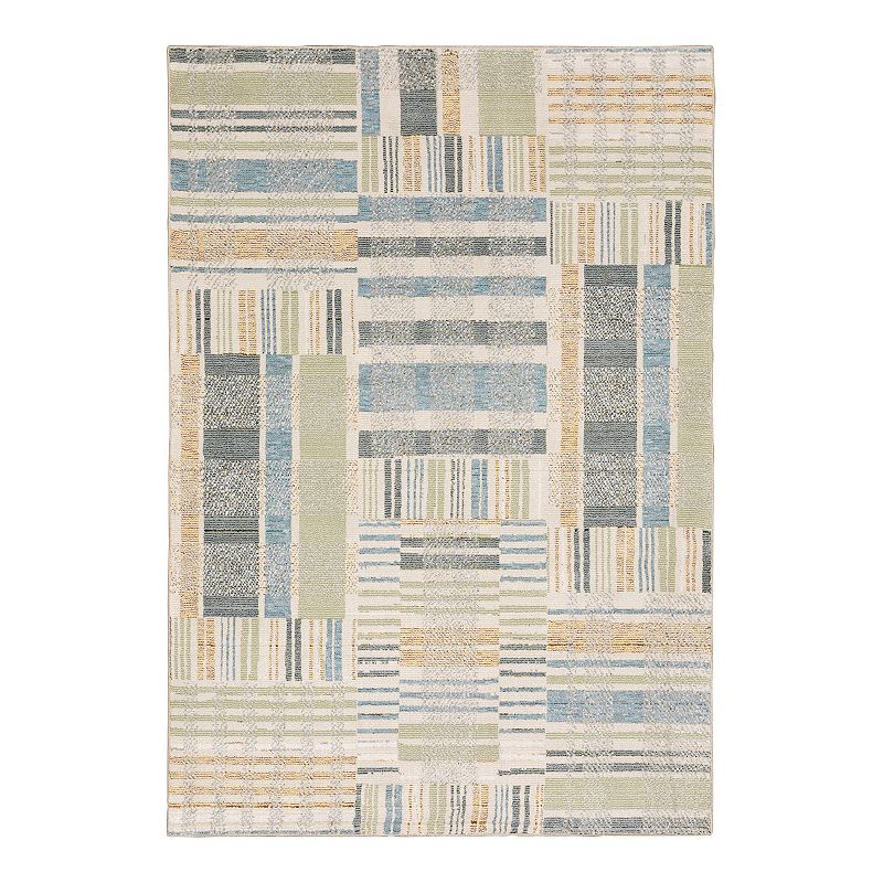 StyleHaven Atara Geometric Area Rug, Blue, 8X11 Ft