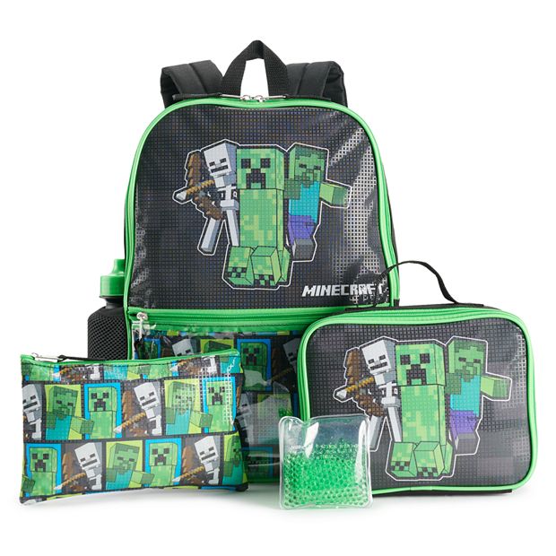 Minecraft Backpack with Lunch Box