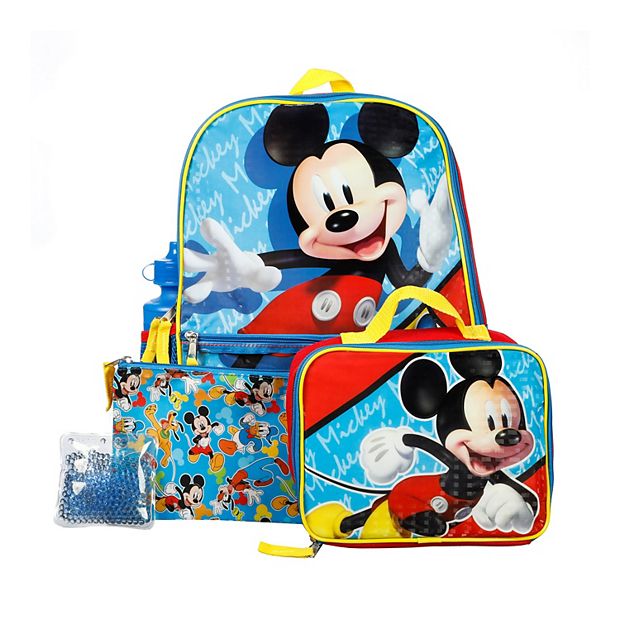 Mickey Mouse Lunch Box with Utensils
