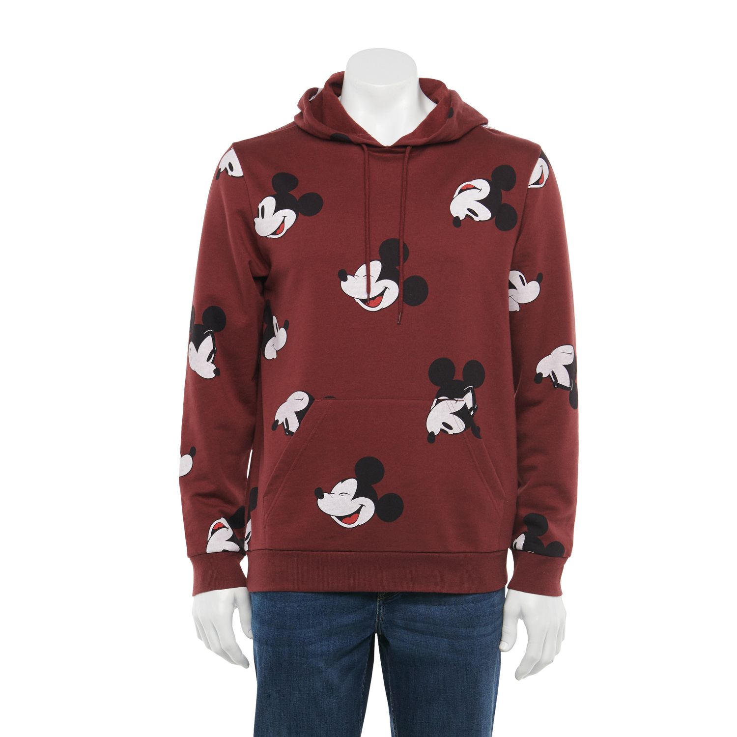 mickey mouse mens hoodie