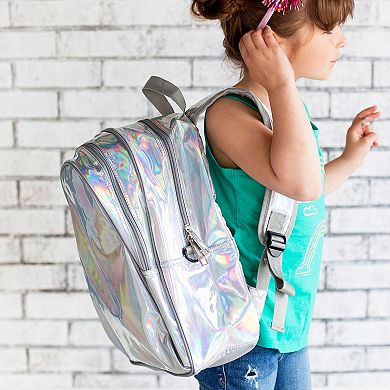 Girls Wildkin Holographic 15-Inch Backpack