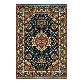 StyleHaven Anais Border Medallion Area Rug