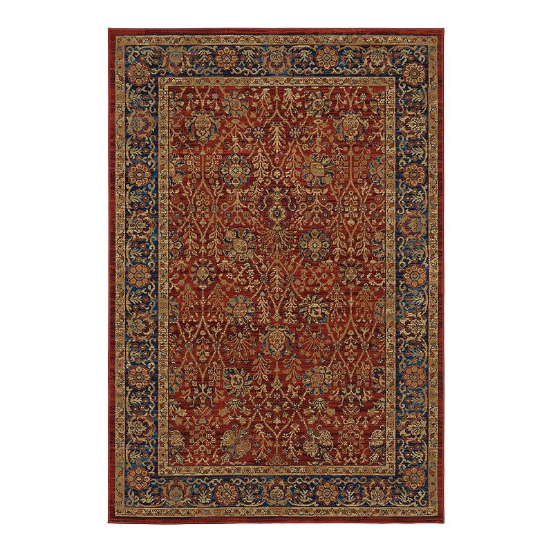 StyleHaven Anais Persian Influence Area Rug, Red, 10X13 Ft