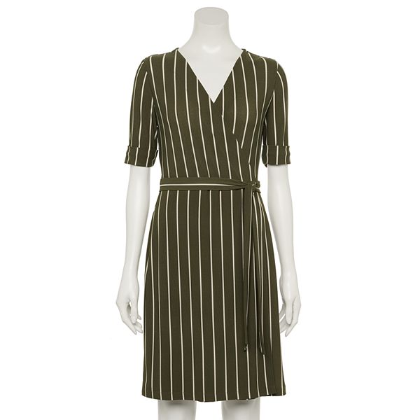 Women's Apt. 9® Elbow Sleeve Wrap Dress