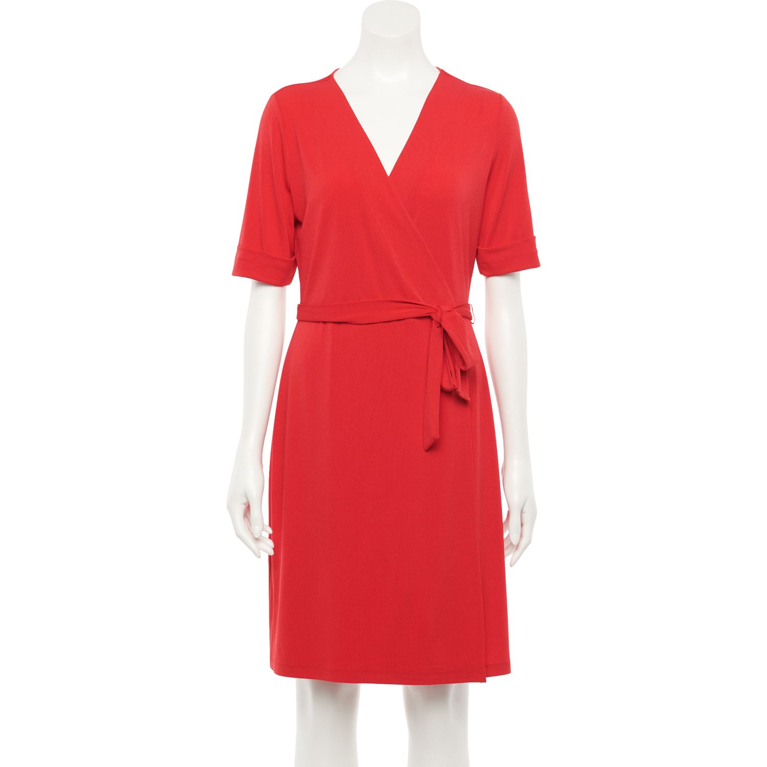 casual red dresses