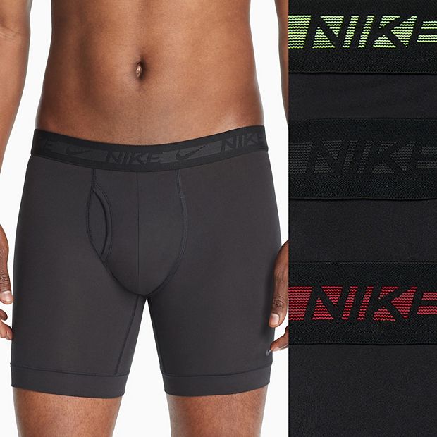 3 Pack Nike Mens Boxers Flex Micro Briefs Trunks Dri-Fit Underwear - Size  Large