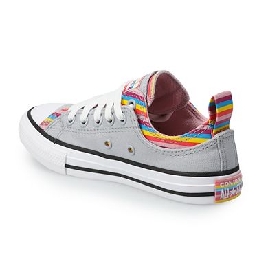 Girls' Converse Chuck Taylor All Star Double-Upper Striped Sneakers