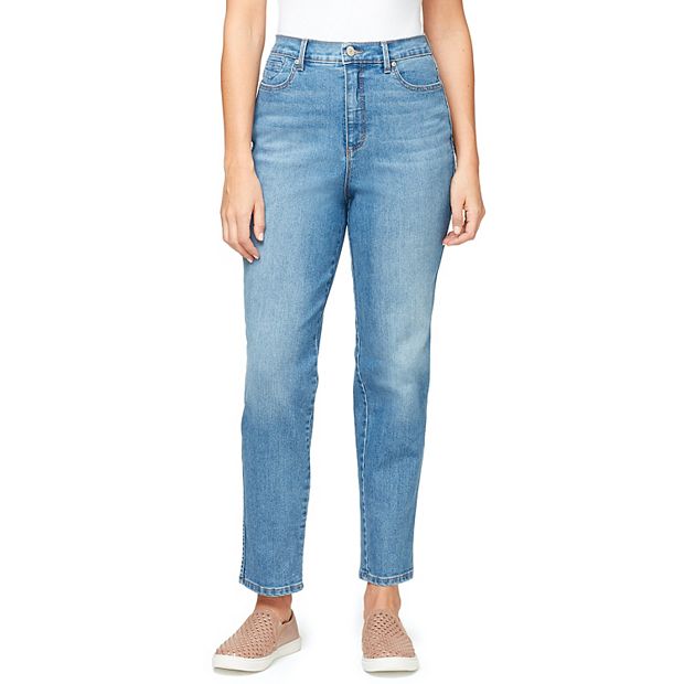 DOUBLE WAISTBAND HIGH WAIST WIDE LEG JEANS – Gloria Vanderbilt