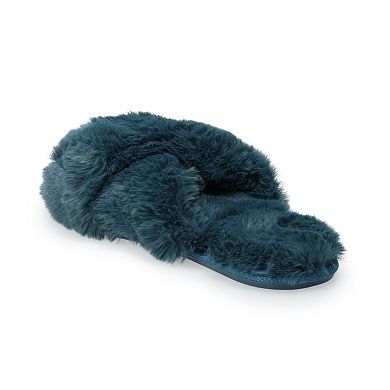 Women's LC Lauren Conrad Faux Fur Slide Slippers