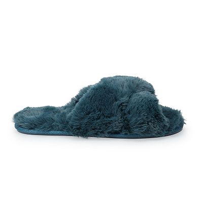 Women's LC Lauren Conrad Faux Fur Slide Slippers