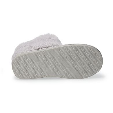 Women's LC Lauren Conrad Faux Fur & Suede Boot Slippers
