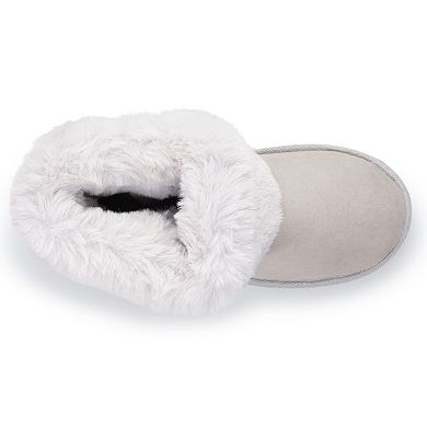 Women's LC Lauren Conrad Faux Fur & Suede Boot Slippers