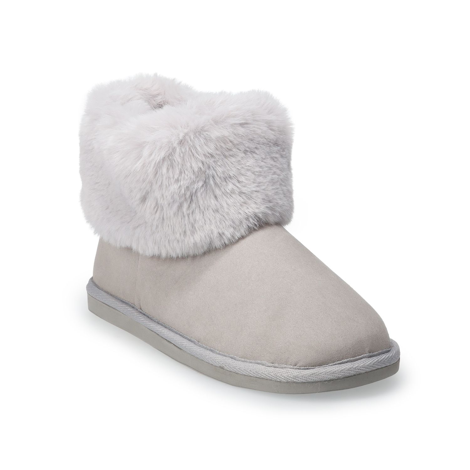 kohls womens grey boots