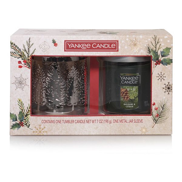 Yankee Candle Balsam & Cedar Gift Set