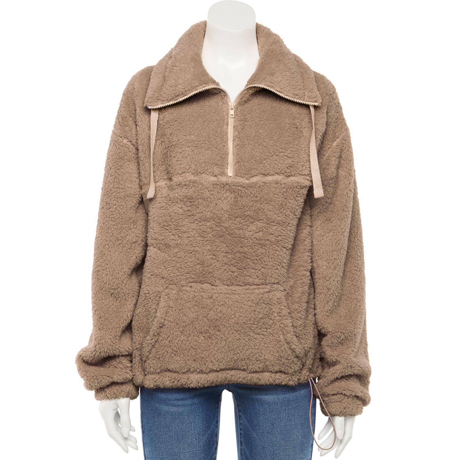 juniors so sherpa hoodie