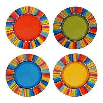 Certified International Sierra 4 pc Salad Plate Set