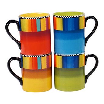Certified International Sierra 4 pc Mug Set