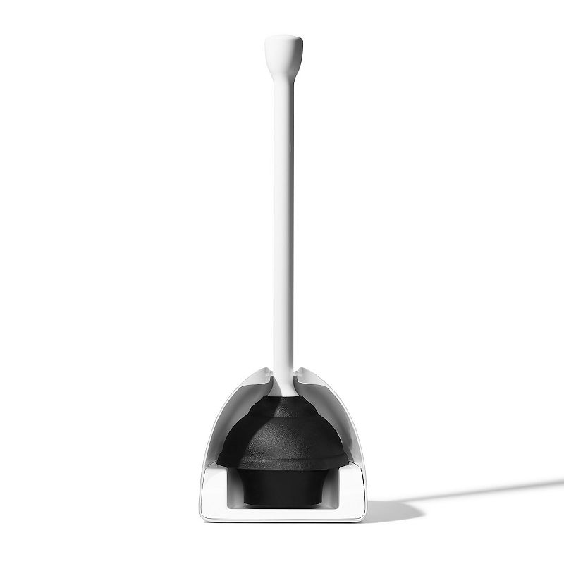 UPC 719812000763 product image for OXO Toilet Plunger With Cover, White | upcitemdb.com