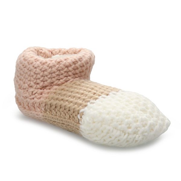 Women's Sonoma Goods For Life® Fuzzy Patterned Gripper Slipper Socks