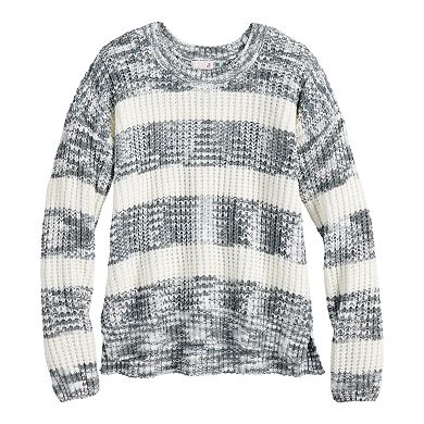 Juniors' SO® Chenille Crewneck Sweater