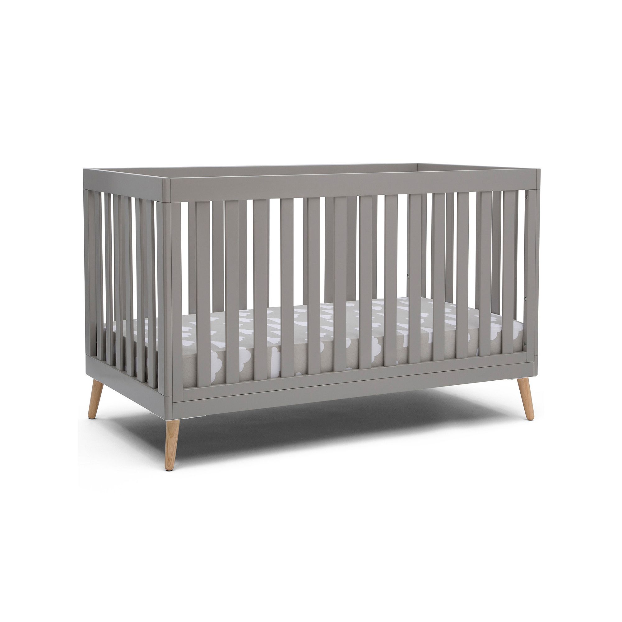 Delta Children Essex 4-in-1 Convertible Crib, Gray
