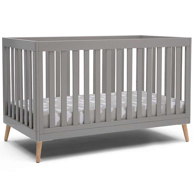 Delta Children Essex 4-in-1 Convertible Crib, Gray
