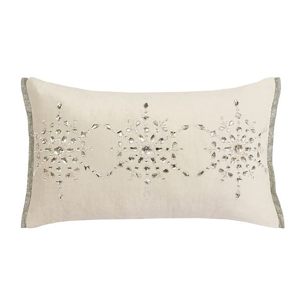 Jeweled Noel Square Throw Pillow - Pillow Perfect : Target