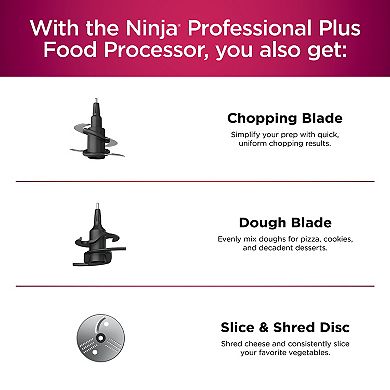 Ninja Professional Auto-iQ 9-Cup 1000 Watt Food Processor (BN601)