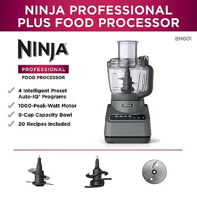 Ninja Professional Auto-iQ 9-Cup 1000 Watt Food Processor (BN601)