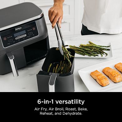 Ninja Foodi 8 qt. Original Dualzone, 2-Basket Air Fryer with 6 Functions