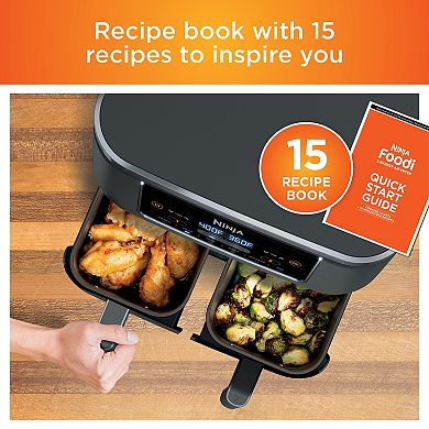 Ninja Foodi 8 qt. Original Dualzone, 2-Basket Air Fryer with 6 Functions