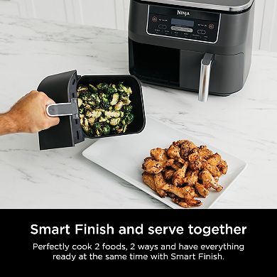 Ninja Foodi 8 qt. Original Dualzone, 2-Basket Air Fryer with 6 Functions