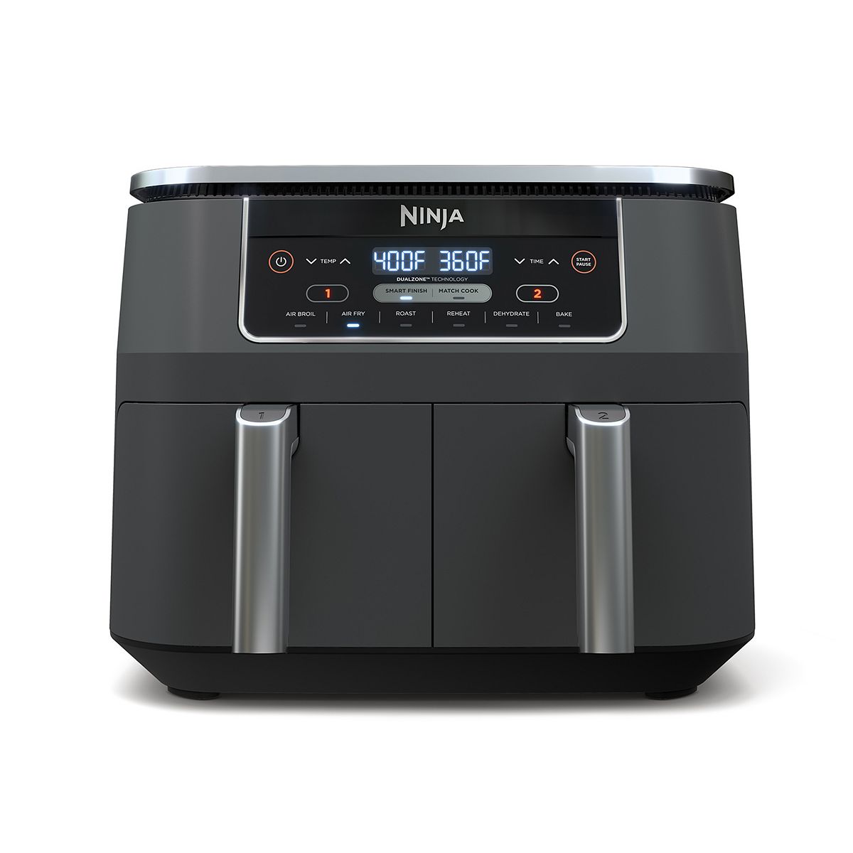 Ninja Foodi 8-qt. Original Dualzone, 2-Basket Air Fryer with 6 Functions - Gray